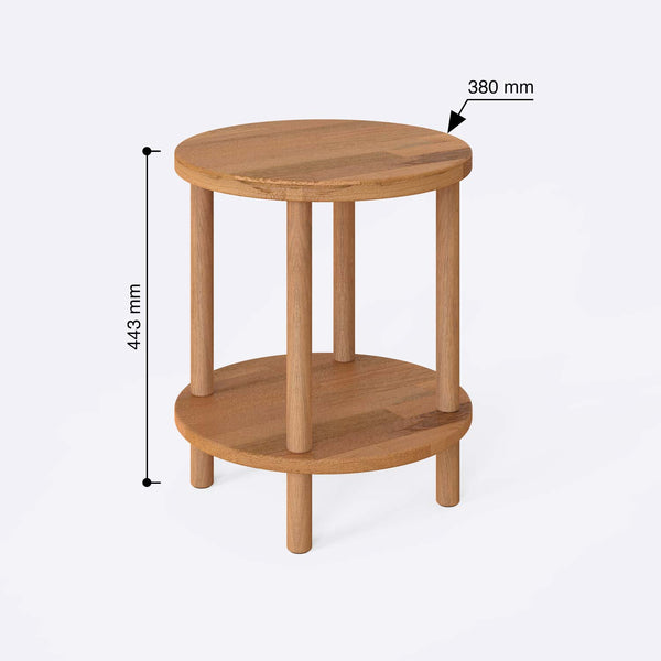 Dwalin Coffee Table – 15" x 15" (38 x 38 cm)