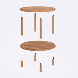 Dwalin Coffee Table – 23" x 23" (58 x 58 cm)