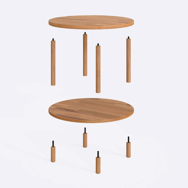 Dwalin Coffee Table – 23" x 23" (58 x 58 cm)