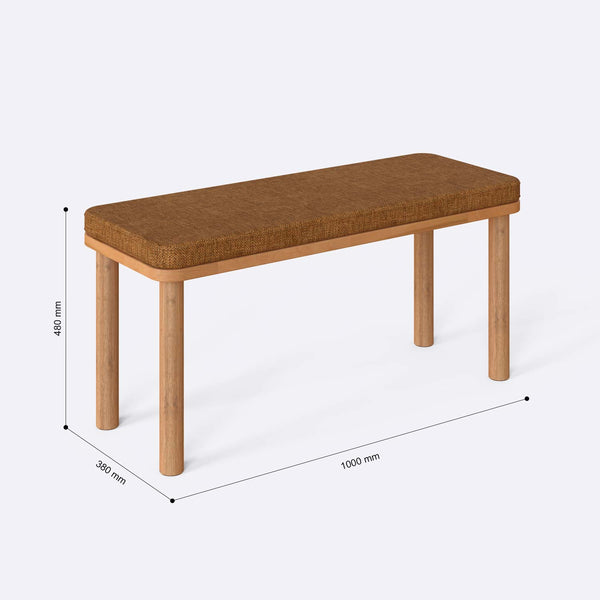 Dorrin Bench – 39" x 15" (100 x 38 cm)