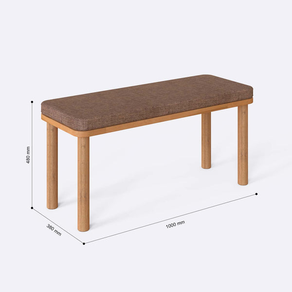 Dorrin Bench – 39" x 15" (100 x 38 cm)