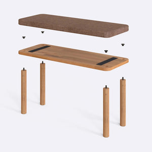 Dorrin Bench – 39" x 15" (100 x 38 cm)