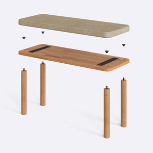 Dorrin Bench – 39" x 15" (100 x 38 cm)