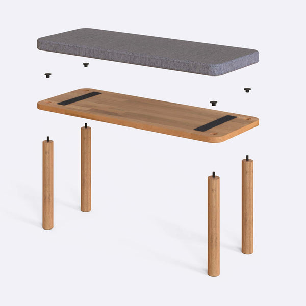 Dorrin Bench – 39" x 15" (100 x 38 cm)