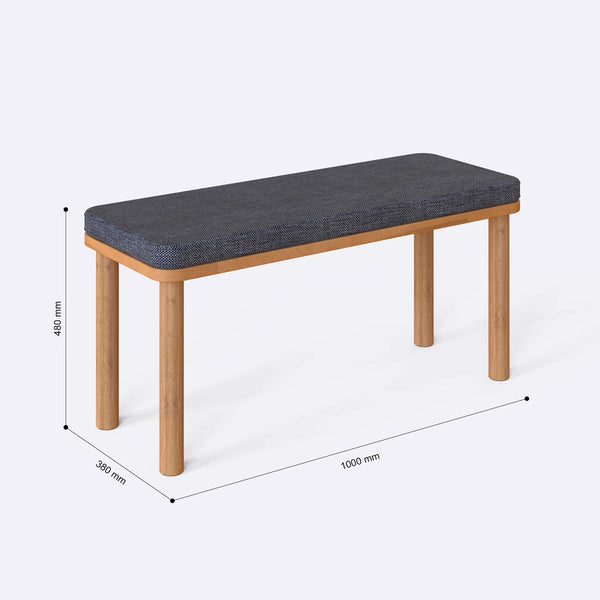 Dorrin Bench – 39" x 15" (100 x 38 cm)
