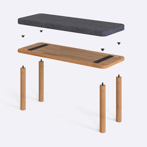 Dorrin Bench – 39" x 15" (100 x 38 cm)