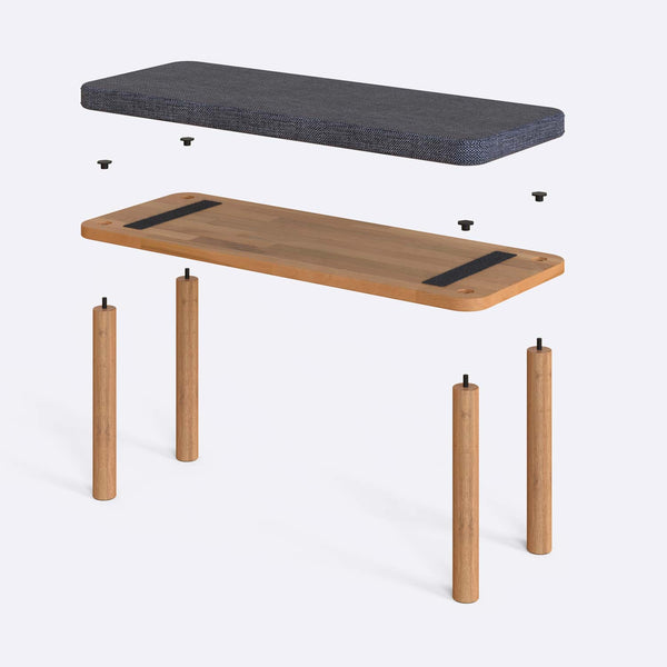 Dorrin Bench – 39" x 15" (100 x 38 cm)