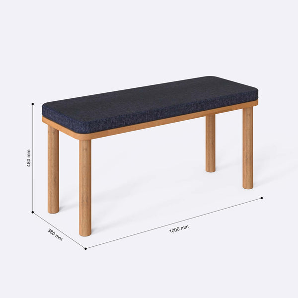 Dorrin Bench – 39" x 15" (100 x 38 cm)
