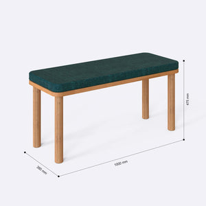 Dorrin Bench – 39" x 15" (100 x 38 cm)