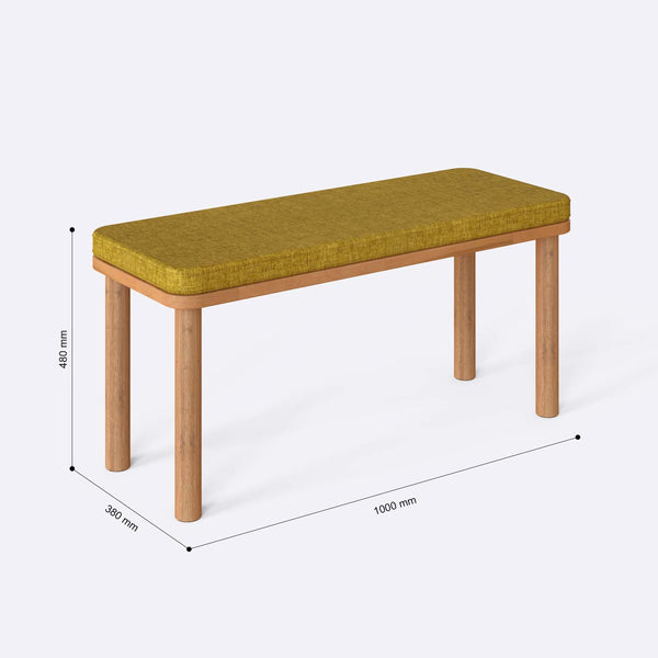 Dorrin Bench – 39" x 15" (100 x 38 cm)