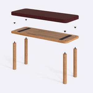 Dorrin Bench – 39" x 15" (100 x 38 cm)