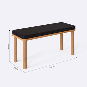 Dorrin Bench – 39" x 15" (100 x 38 cm)