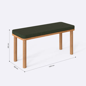 Dorrin Bench – 39" x 15" (100 x 38 cm)