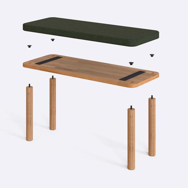 Dorrin Bench – 39" x 15" (100 x 38 cm)