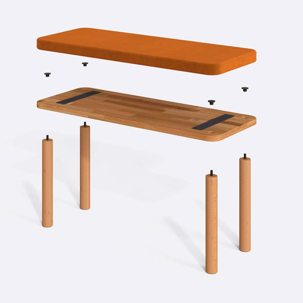 Dorrin Bench – 39" x 15" (100 x 38 cm)