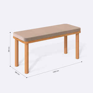 Dorrin Bench – 39" x 15" (100 x 38 cm)