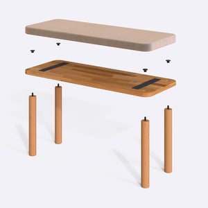 Dorrin Bench – 39" x 15" (100 x 38 cm)