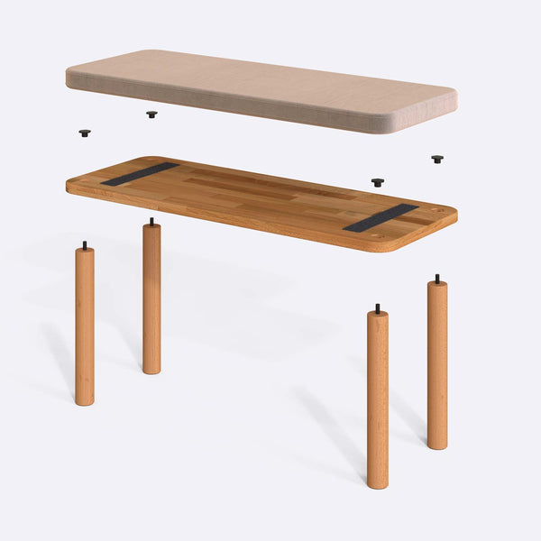 Dorrin Bench – 39" x 15" (100 x 38 cm)