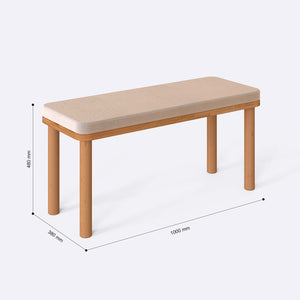 Dorrin Bench – 39" x 15" (100 x 38 cm)