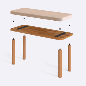 Dorrin Bench – 39" x 15" (100 x 38 cm)