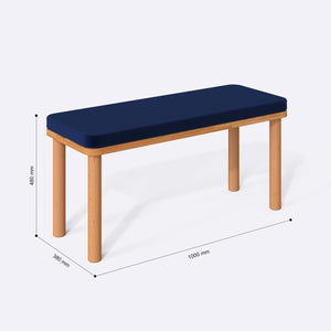 Dorrin Bench – 39" x 15" (100 x 38 cm)