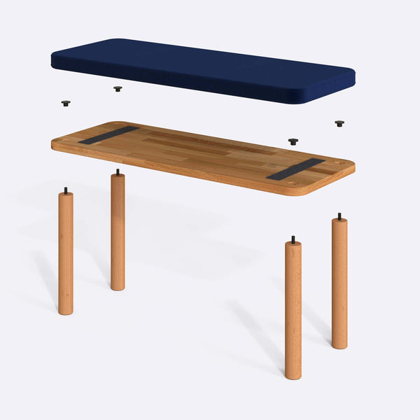 Dorrin Bench – 39" x 15" (100 x 38 cm)