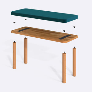 Dorrin Bench – 39" x 15" (100 x 38 cm)