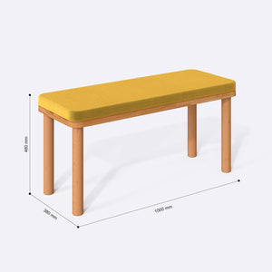 Dorrin Bench – 39" x 15" (100 x 38 cm)