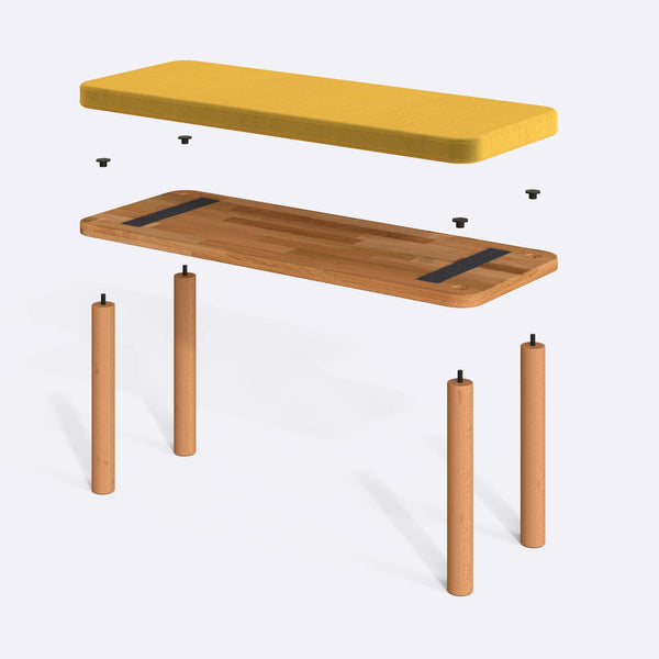 Dorrin Bench – 39" x 15" (100 x 38 cm)