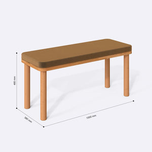 Dorrin Bench – 39" x 15" (100 x 38 cm)
