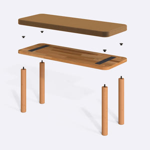 Dorrin Bench – 39" x 15" (100 x 38 cm)