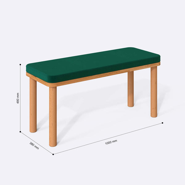 Dorrin Bench – 39" x 15" (100 x 38 cm)