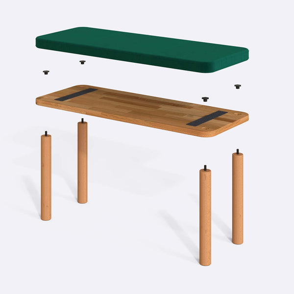 Dorrin Bench – 39" x 15" (100 x 38 cm)