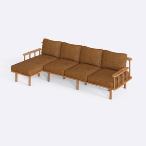 Lore Three Seat with Right Chaise