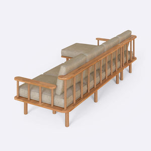 Lore Three Seat with Right Chaise