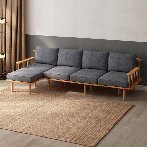 Lore Three Seat with Right Chaise