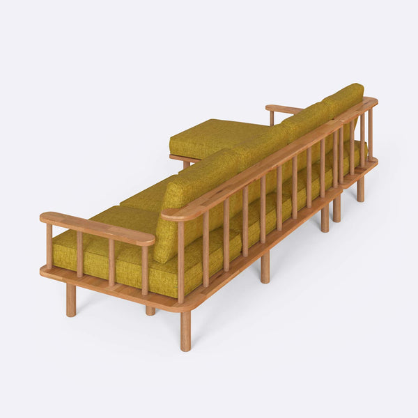 Lore Three Seat with Right Chaise