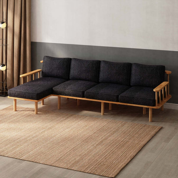 Lore Three Seat with Right Chaise