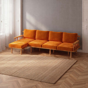 Lore Three Seat with Right Chaise