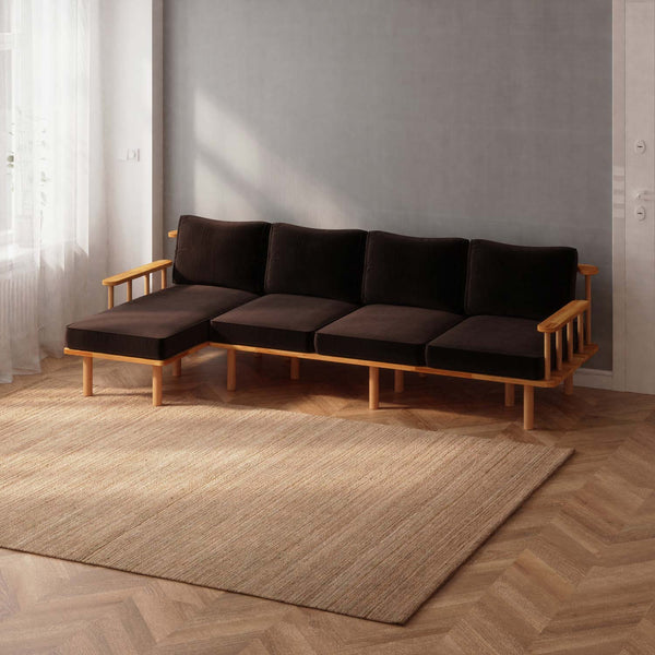 Lore Three Seat with Right Chaise