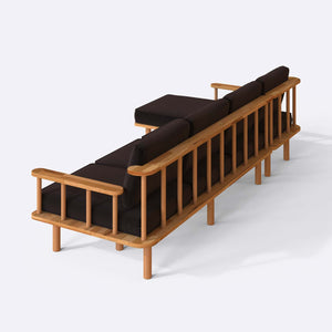 Lore Three Seat with Right Chaise