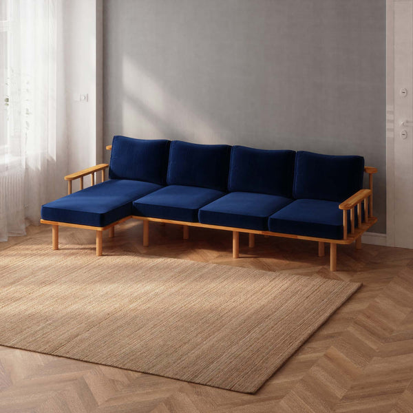 Lore Three Seat with Right Chaise