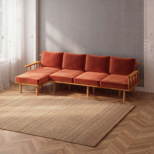 Lore Three Seat with Right Chaise