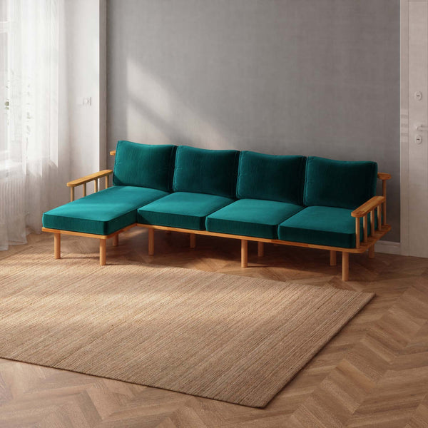 Lore Three Seat with Right Chaise