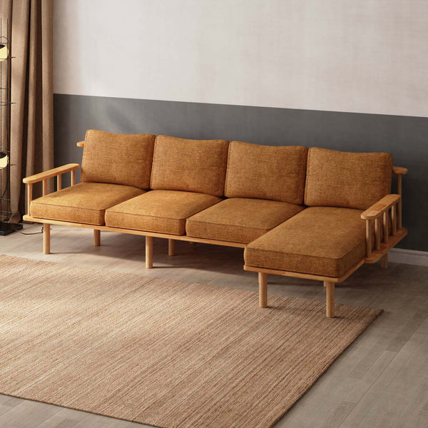 Lore Three Seat with Left Chaise