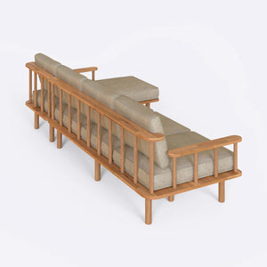 Lore Three Seat with Left Chaise