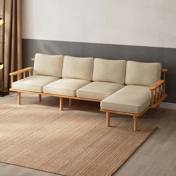 Lore Three Seat with Left Chaise