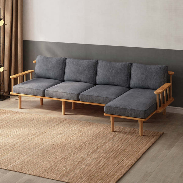 Lore Three Seat with Left Chaise