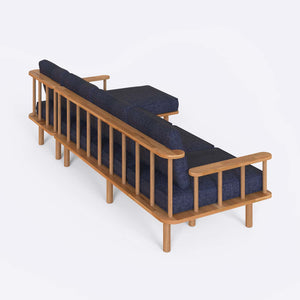 Lore Three Seat with Left Chaise