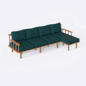 Lore Three Seat with Left Chaise